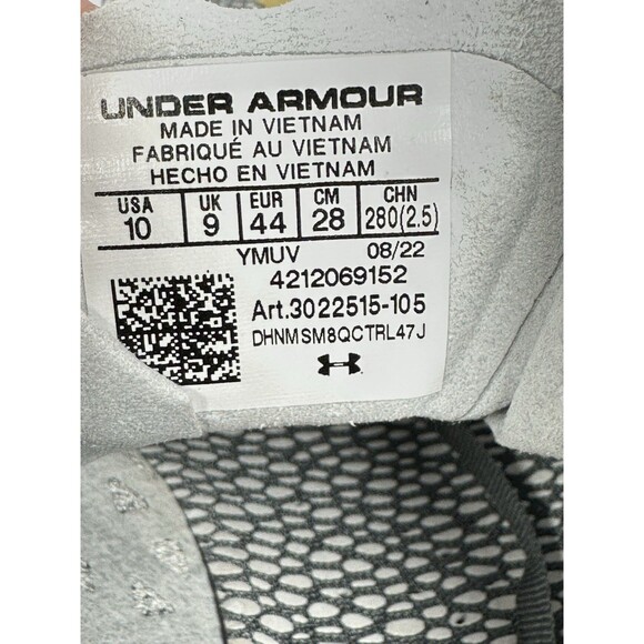 Size 10 Under Armour UA HOVR Shakedown Track Spikes Mens Gray 3022515-105 NEW main image 6
